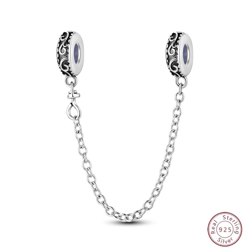 

Copper Safety Chain Rainbow Flower Inlaid Zirconia Beads Suitable For Original Bracelet Bracelet Diy Jewelry