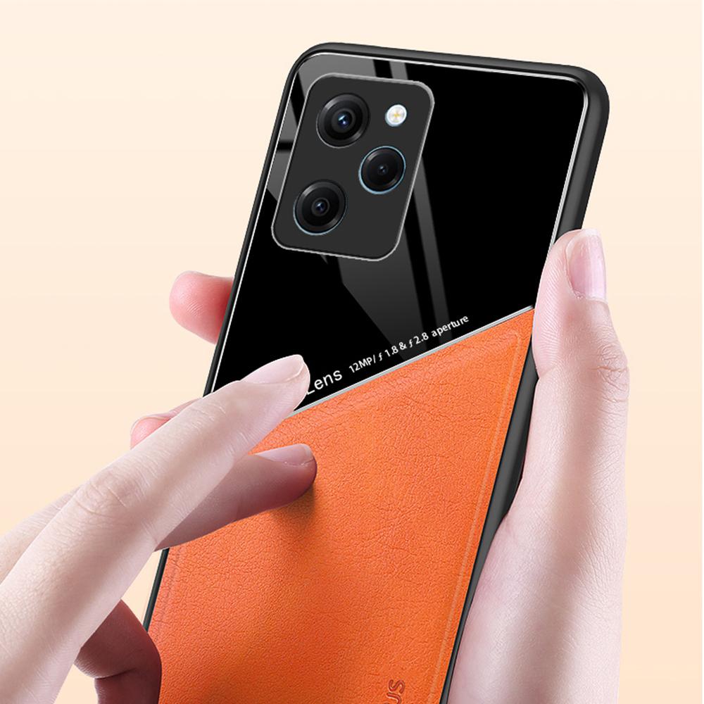 For Xiaomi Poco X5 Pro 5G/Note 12 Pro Speed 5G Shockproof Case TPU+PC+PU Leather Phone Cover