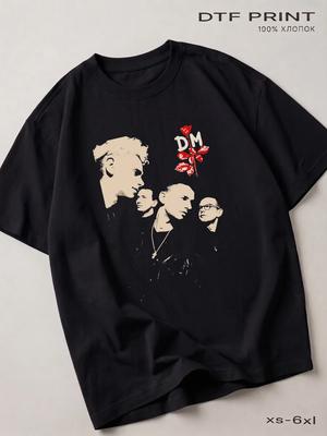 Black Depeche Mode T-shirt, Rock Back In