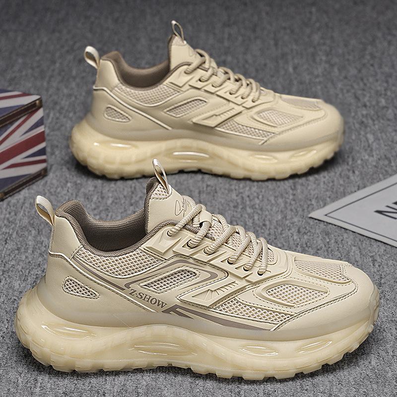 Daddy Shoes 25 Men's Summer Running Versatile Mesh Trend Casual Shoes Men's Platform Non-slip Sports Darth Vader