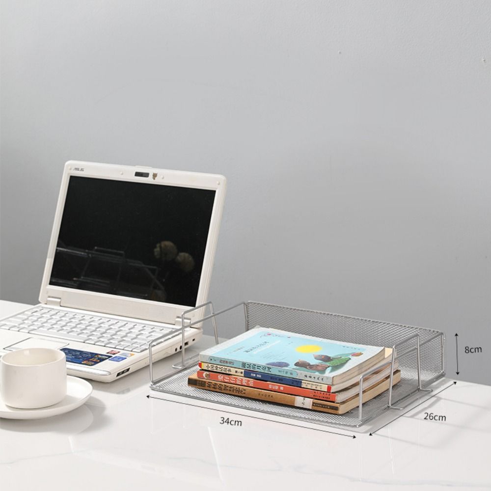 Single Layer Desktop Document Shelf a4 Letter Tray Organizer File Storage Rack  Newspaper