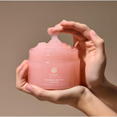 Guerande Sea Salt Perfume Body Scrub Coral Rose 300 Ml