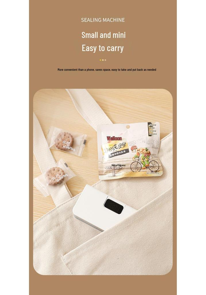 Portable Mini Drip Coffee Bag and Tea Snack Sealer