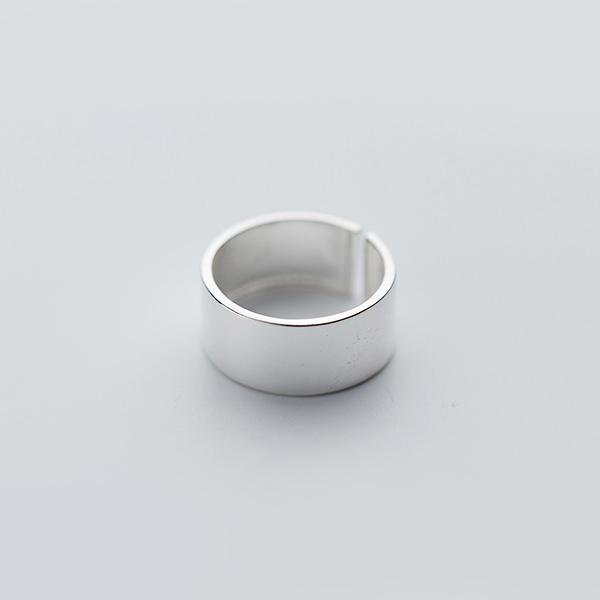 

Color Frosted Punk Wide For Women Rings Free Size Rings Hiphop Style Fine JewelryPunk Finger Ring 18.0