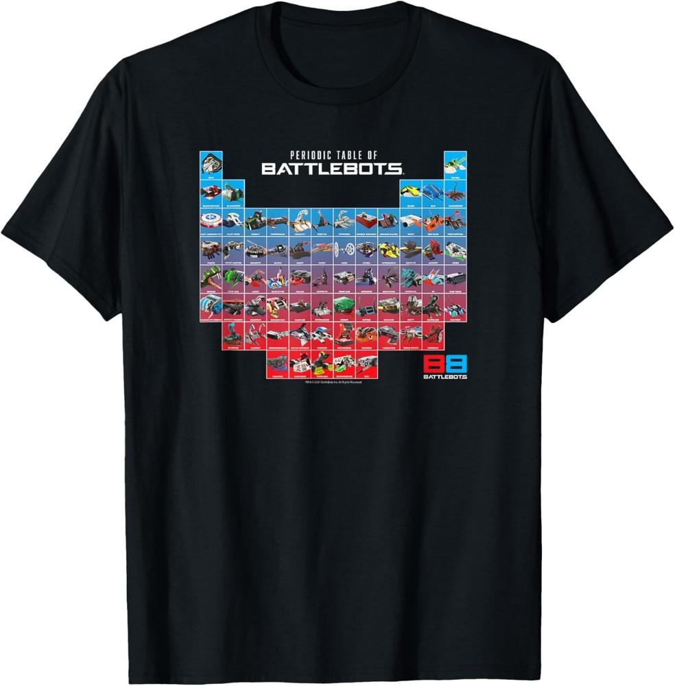 BattleBots Periodic Table BattleBots T-Shirt Unisex T-Shirt XXXXL