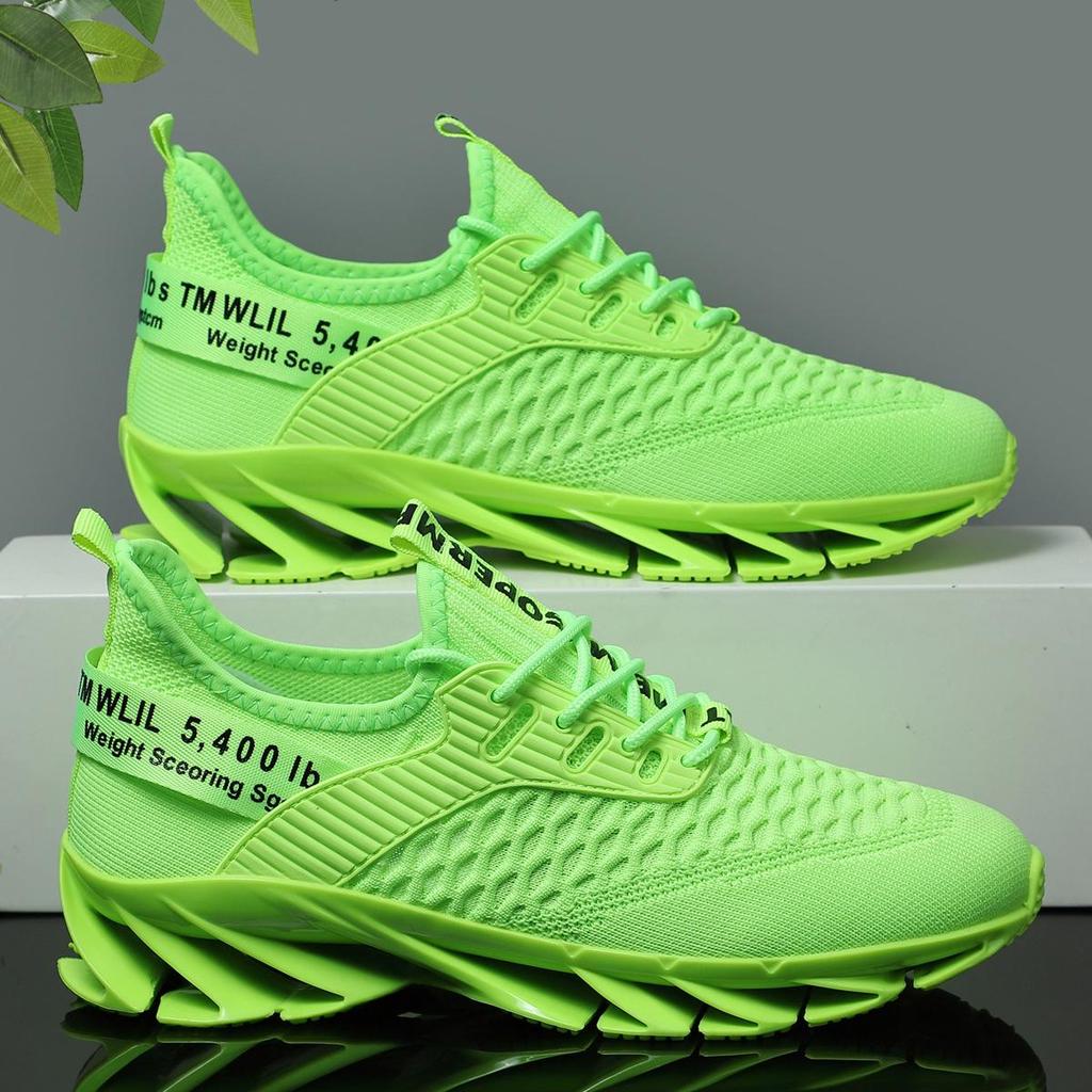 Zapatos Casuales de Moda para Hombre Otoño 2025 Transpirables Tejido Volador Estilo Blade