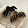 Korean Black Large Hair Claws for Women Girls Elegant Acrylic Hairpins Barrette Crab Hair Clips Headwear Hair Accessories