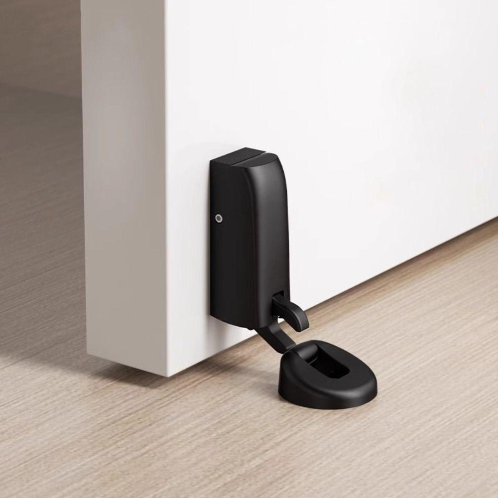 Metal Accessories Silent Door Stop Space Saving Wall Mount Stopper Hydraulic Door Stopper  Bedroom