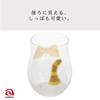 Aderia My Family Cat Tiger 340ml Made in Gift Round Gift for Auspicious Anniversary Easy to Animal Frosted 9596 Glass, Design, Capacity, Japan, Boxed,