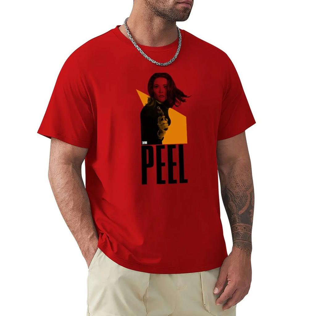 Steed Frau Peel Herren T-Shirt lustige Hippie Kleidung Herren Kleidung