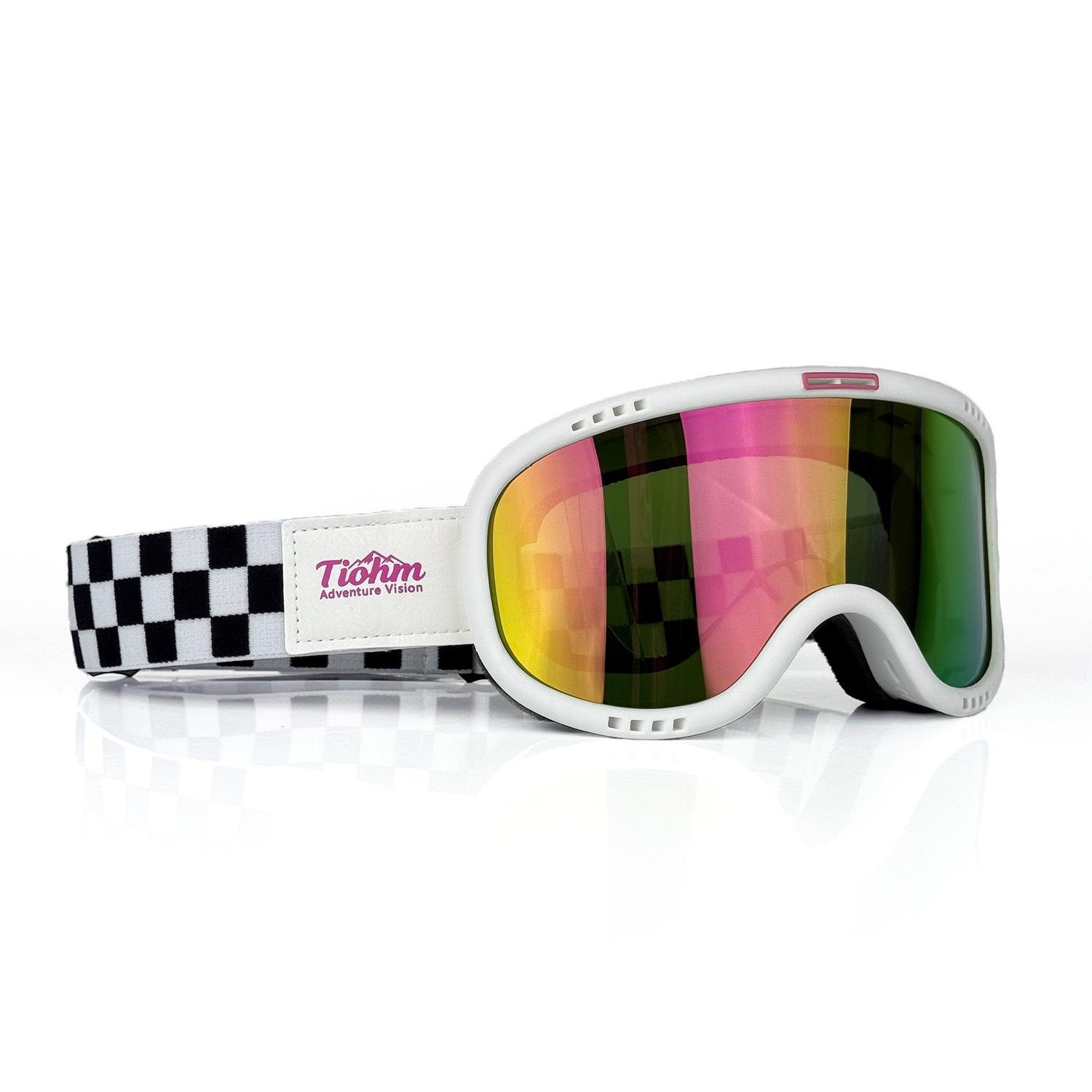 New Retro Helmet Goggles Motorcycle Glasses Skiing Sports Professional High Definition Large Screen Breathable