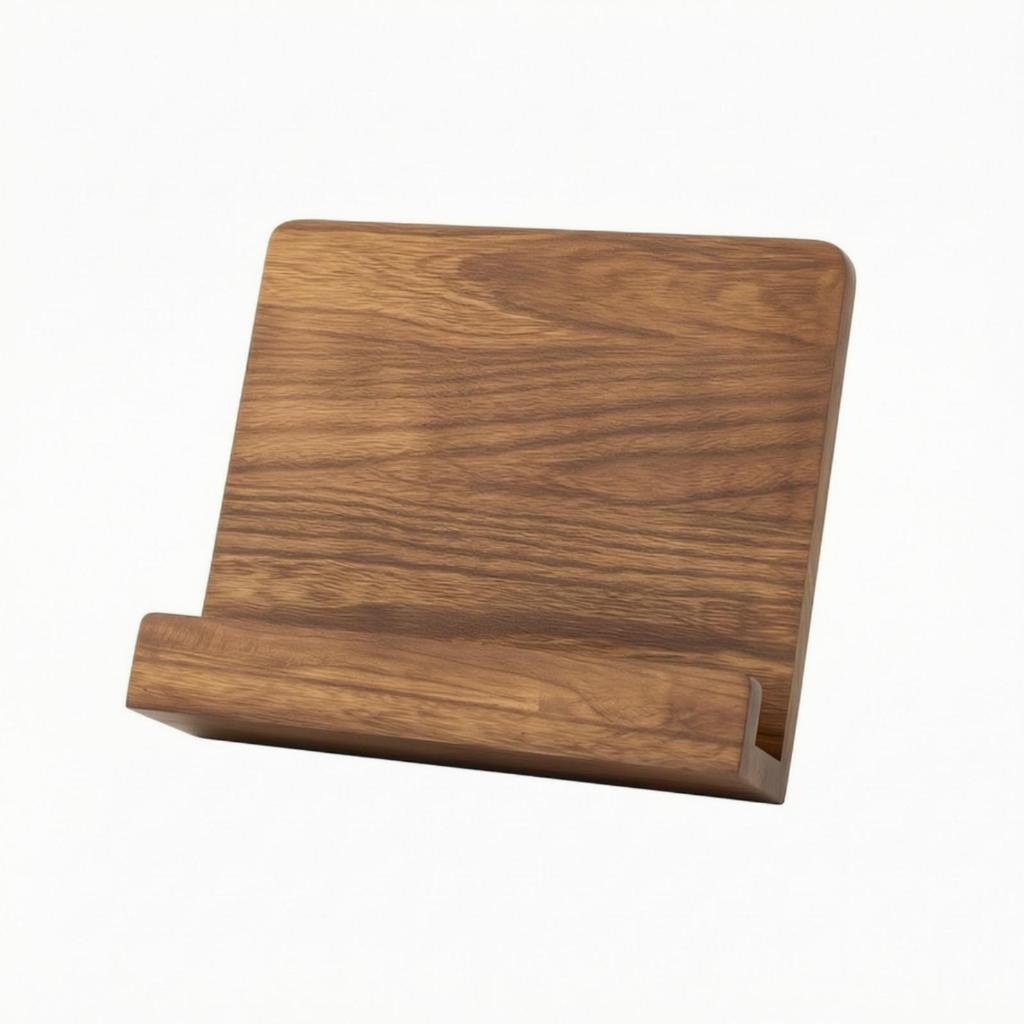 Wooden Book Stand Freestanding Desktop Foldable Desk Easel for Readers, Students,