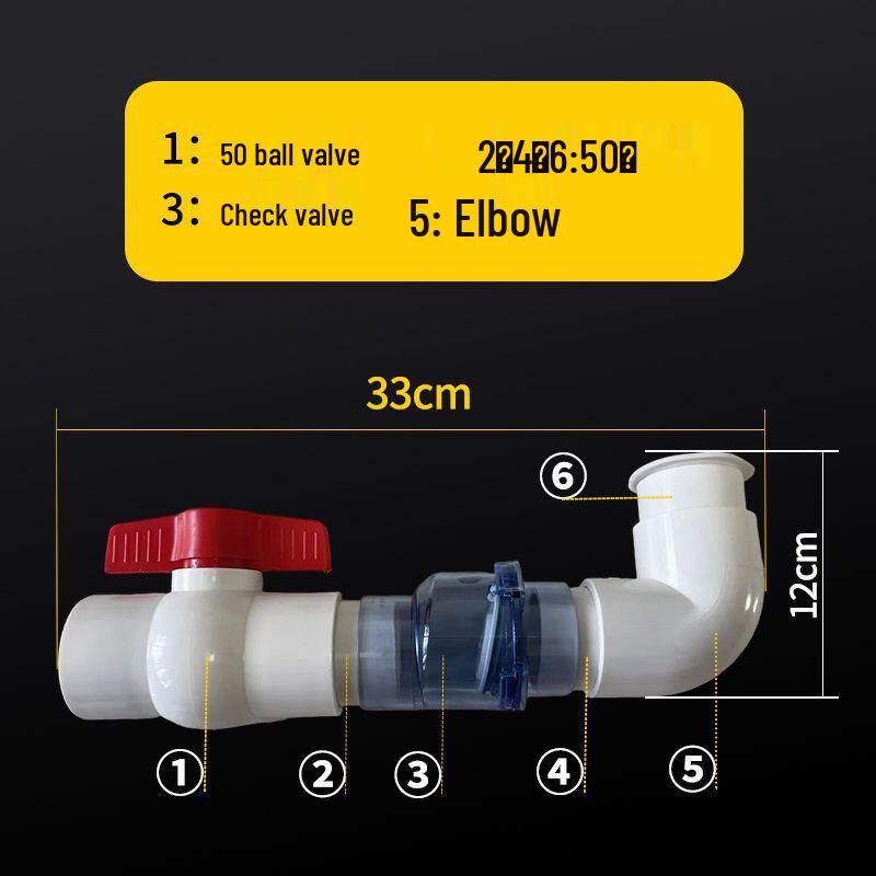 

Кухонний та Ванний Односторонній Зворотний Клапан для Зливу (50/75) Запобіжник зворотного потоку
