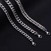 Men's Trendy Double Weave Frosted Cuban Chain Bracelet, Titanium Steel, Colorfast, Hip Hop Neutral Style, Women's Hot Girl Jewelry.