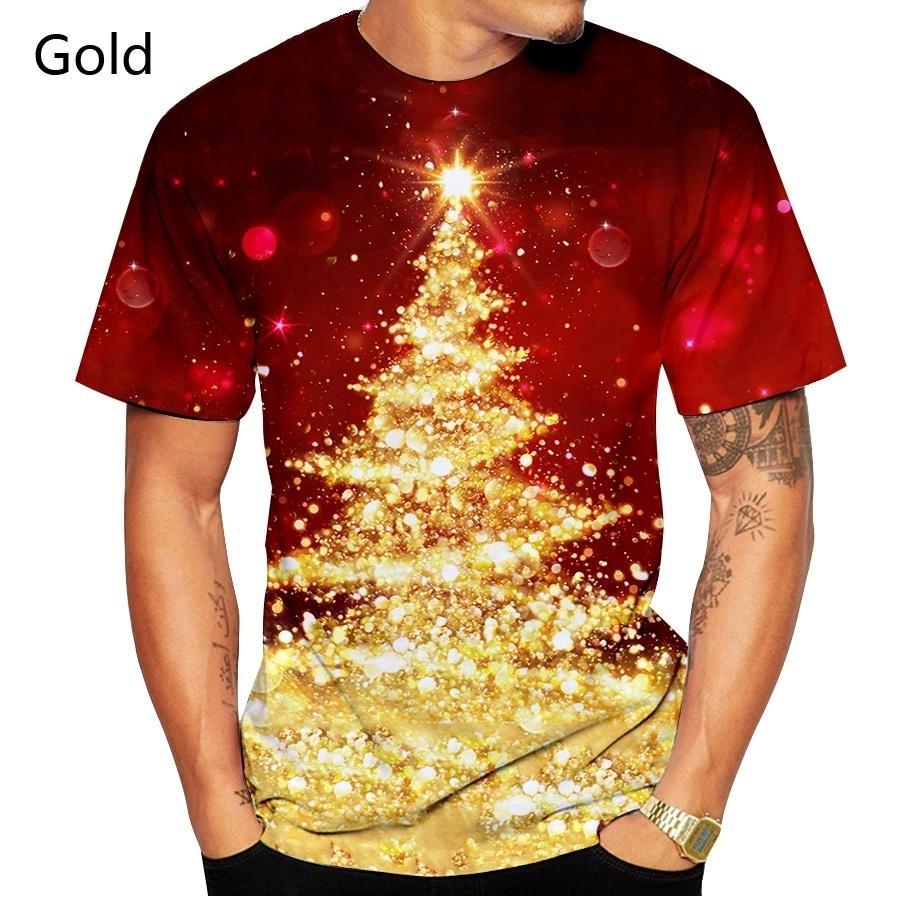 Christmas Tree Print T Shirt