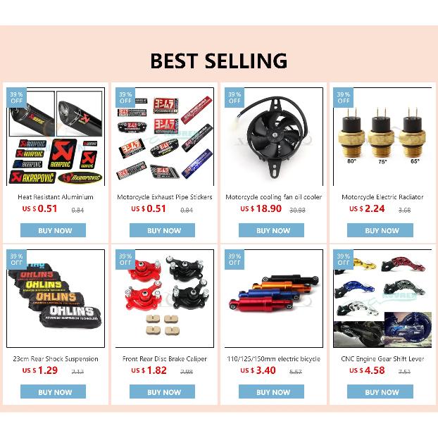 Universal Motorcycle Air Filter 35mm 38mm 42mm 48mm Fit 50cc 110cc 125cc 140cc ATV Scooter Dirt Bike Offroad Pit Bike