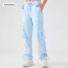 Women's Lightweight Quick-Dry Drawstring Wide-Leg Outdoor Cargo Pants