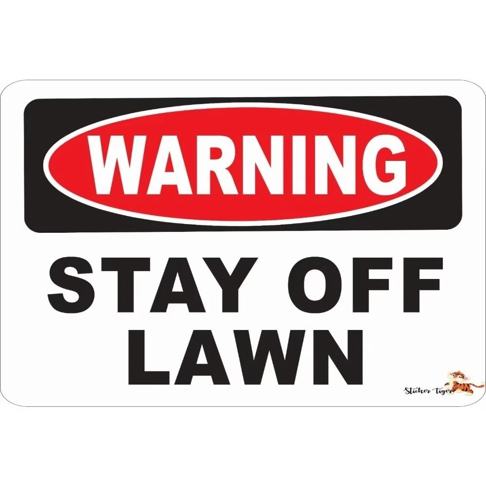Retro Horror Comedy Metal Sign - No Entry Warning Plaque 20x30cm for Home Garage Bar Decor