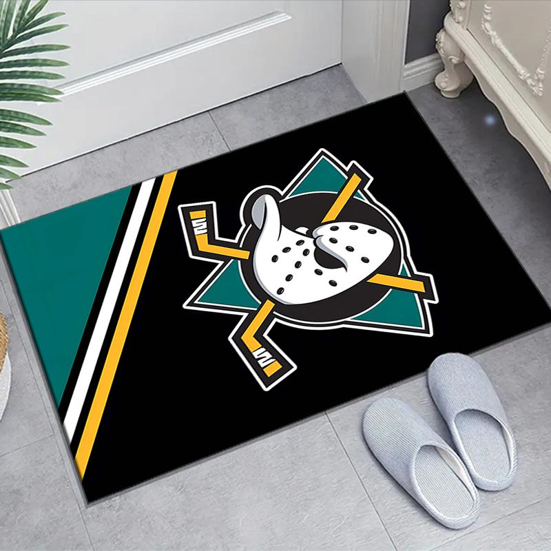 1pc Football Team Design Area Rug - Non-Slip, Soft & Cozy Floor Mat for Living Room, Bedroom, Office - Indoor/Outdoor Decorative Carpet