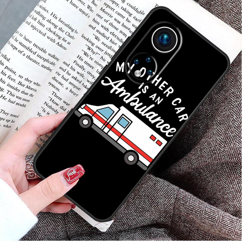 Ambulance Car Case For Honor Magic 5 6 7 8 Pro Honor Win RT X9d X9c X9b X9a X8c X8b 50 70 90 400 200 Lite