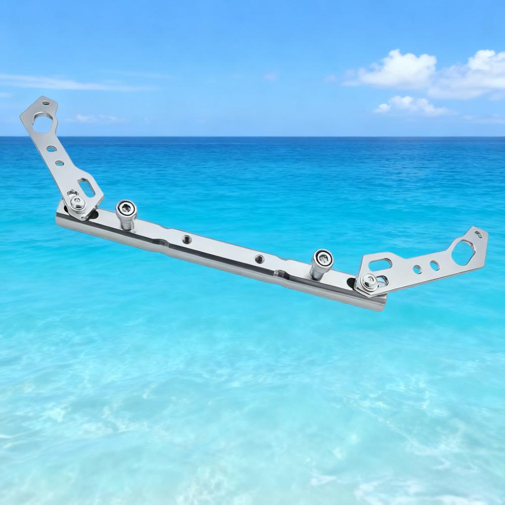 

Electric motorcycle rearview mirror modification accessories, horizontal bar, dragon head, balance bar, mirror seat bracket серебряный