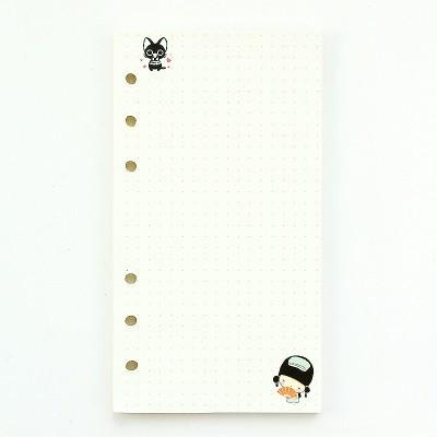 A5 A6 A7 Transparent Loose Leaf Binder Loose Strap Loose Leaf Inner Core Note Book Journal Planner Office Supplies