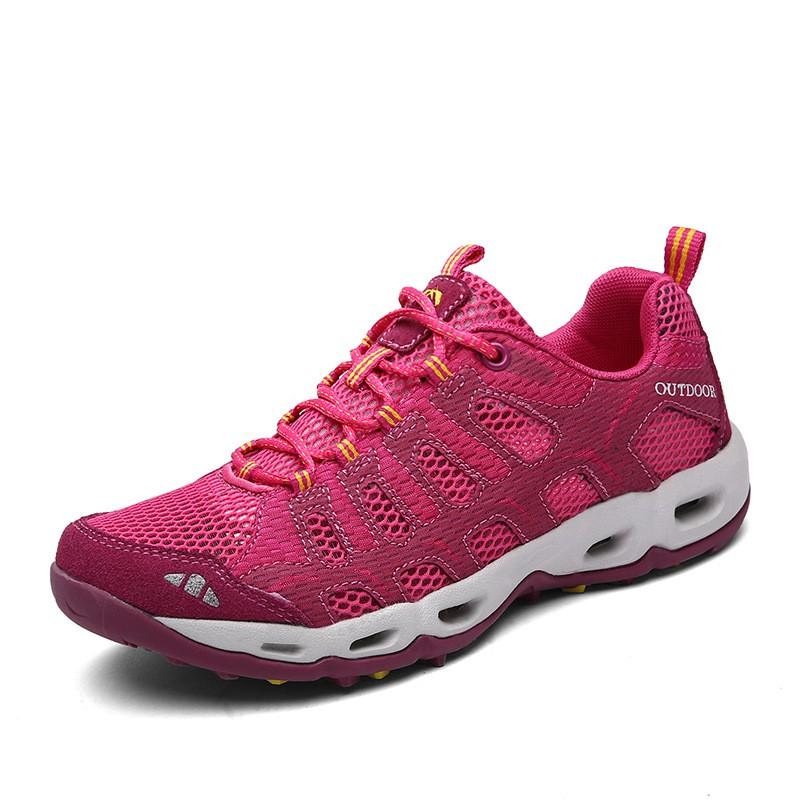 Unisex Schnelltrocknende Wanderschuhe Wasserschuhe Atmungsaktives Netz Outdoor Trail Sneaker Fluss Trekking Leichtes Laufen