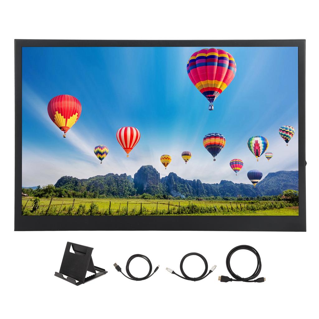 17palcový přenosný monitor 1440x900 178stupňový pozorovací úhel Plug and Play herní monitor pro PC telefon