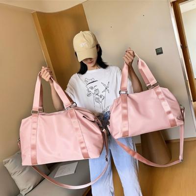 Source Travel Bag Casual Large-capacity Sports Fitness Bag Women's Shoulder Handbag Yoga Bag