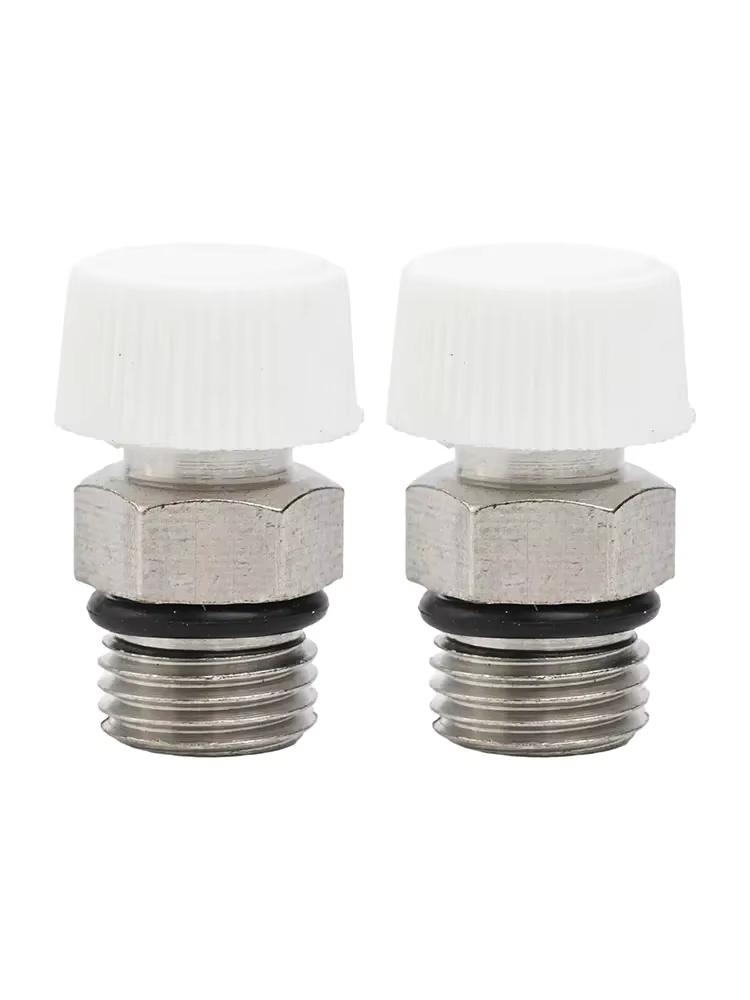 1/8" 1/4" 3/8" 1/2" 3/4" Chauffage Radiateur Ventilation Filetage Mâle Argenté Nickelé air Accessoires de Plomberie