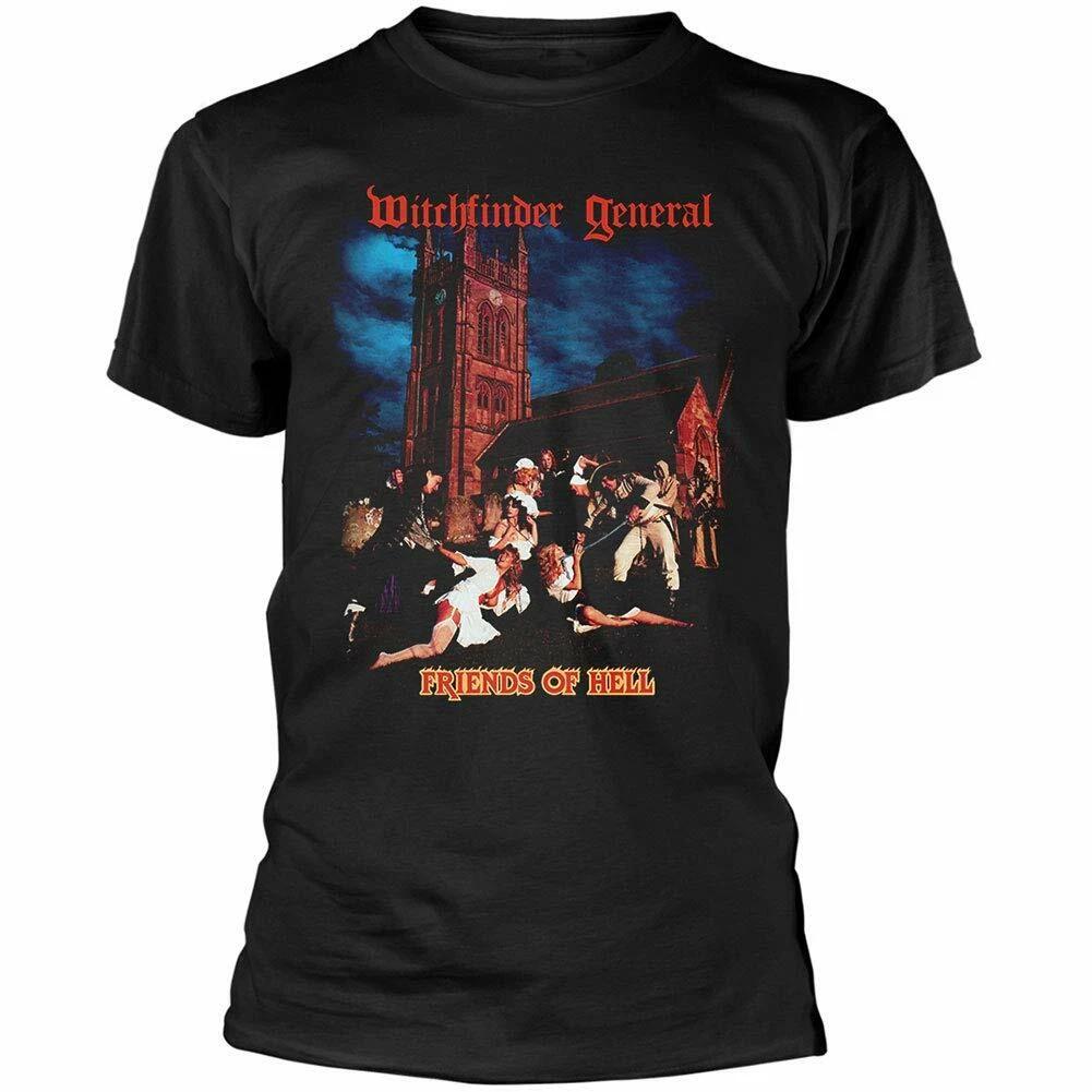Authentic WITCHFINDER GENERAL Friends of Hell T-Shirt XL NEW M
