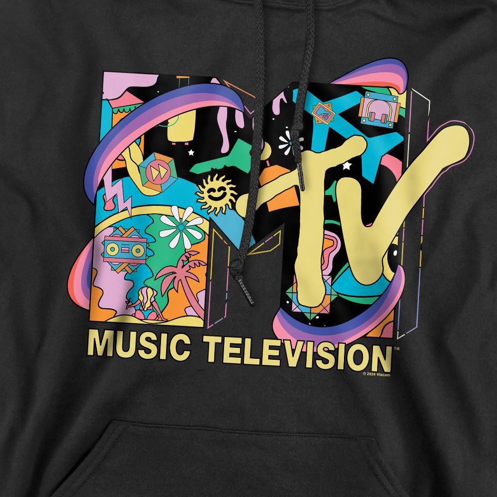 MTV Mens Vacation Icons Hoodie