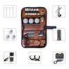 Custodia per Accessori da Golf Organizzatori di Accessori da Golf con Scomparti Multipli Custodia in Pelle con Cerniera Per Giocatore Professionista