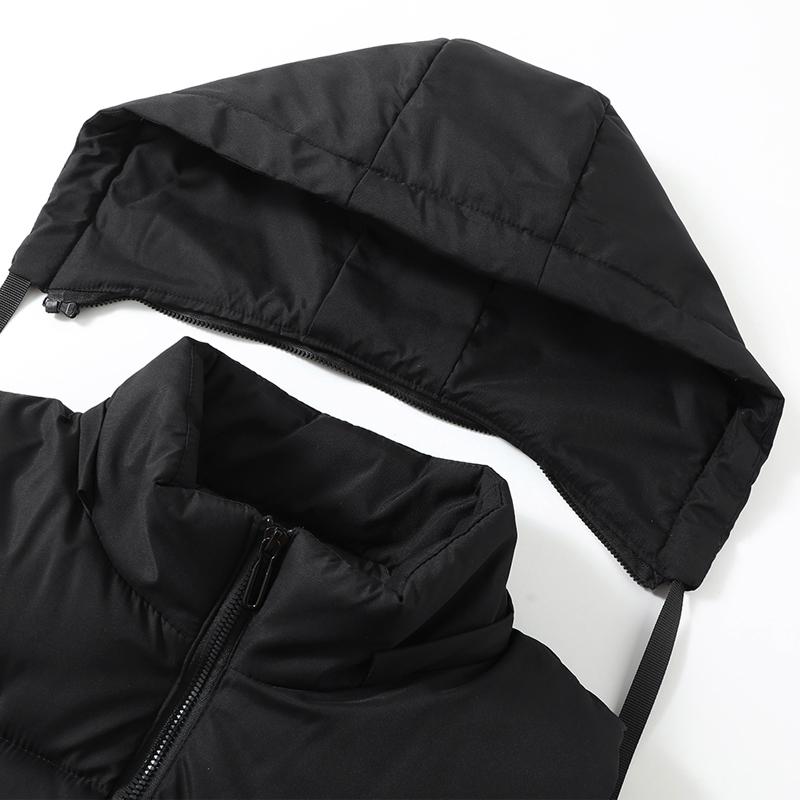 Plus Size L-8XL Fashion Winter Warm Vests for Men Outerwears Hooded Casual Thick Sleeveless Parkas Men's Waistcoat