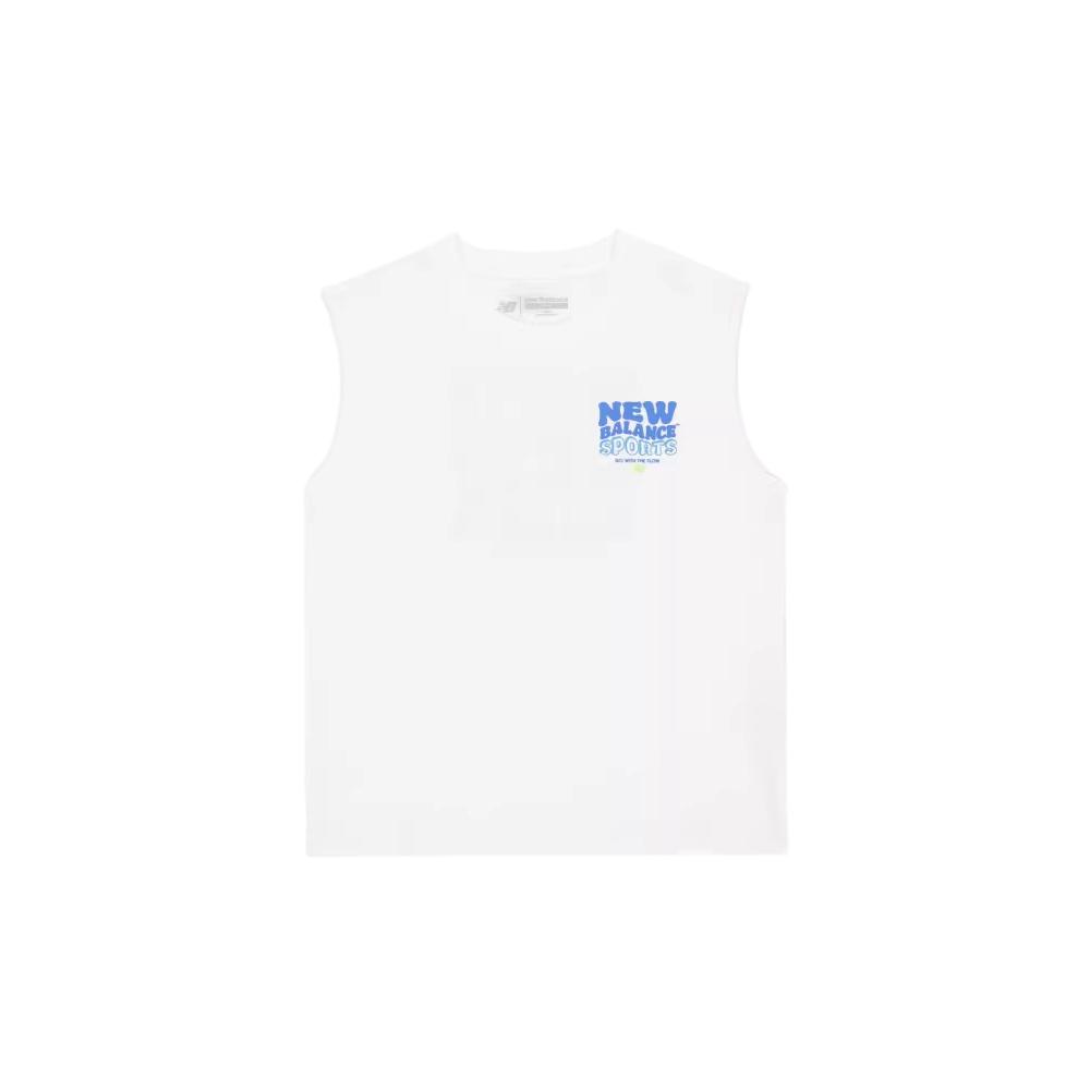 

New Balance Kids Tank Tops & Camisoles Crew Neck ND7GG21093-WT 160