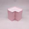 Dollhouse Miniature Furniture Kitchen Wooden Pink Cabinet Sink Counters Dollhouse Decoration