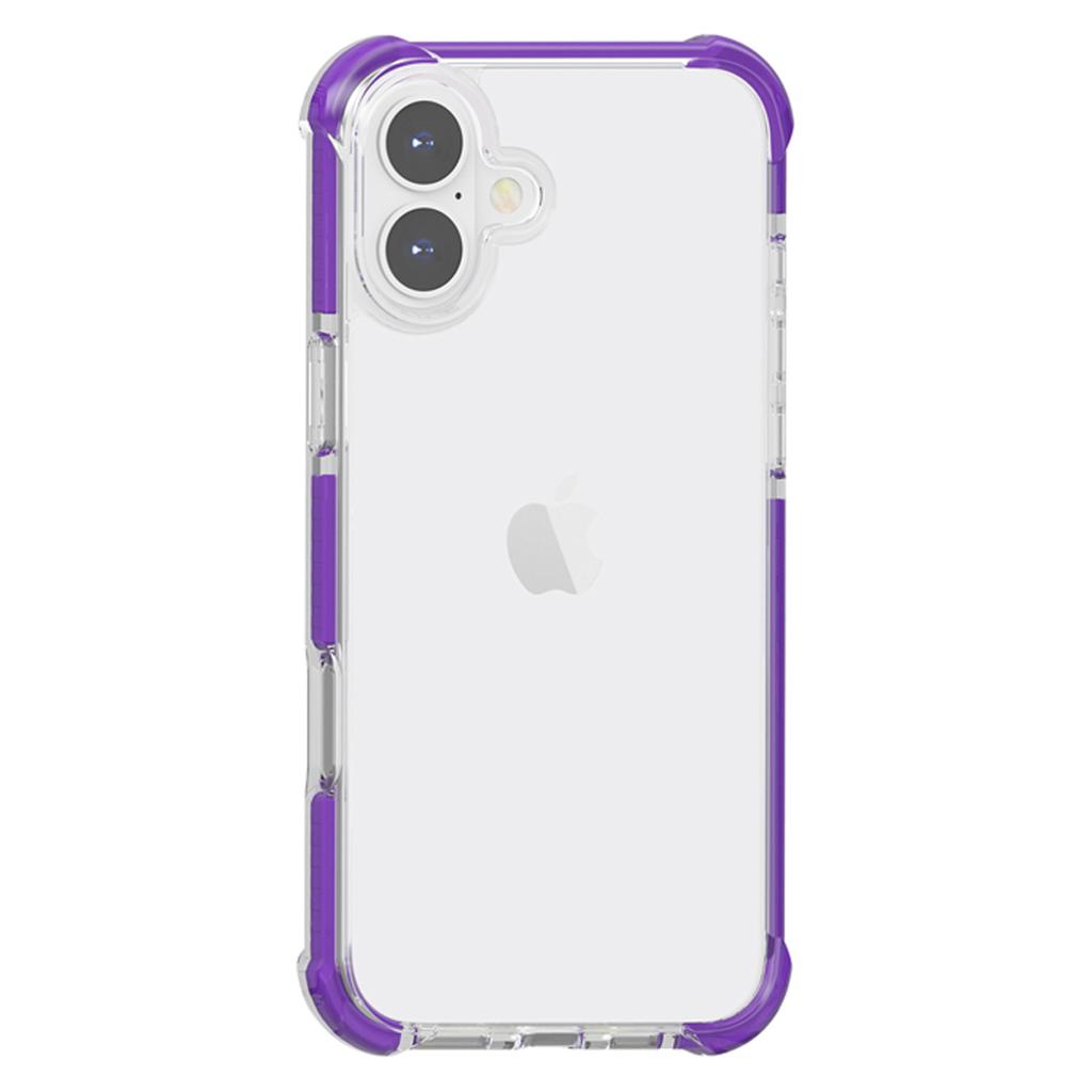 Für iPhone 17 Hülle Vier Ecken Anti-Drop Transparentes TPU + TPE + PC Handyhülle