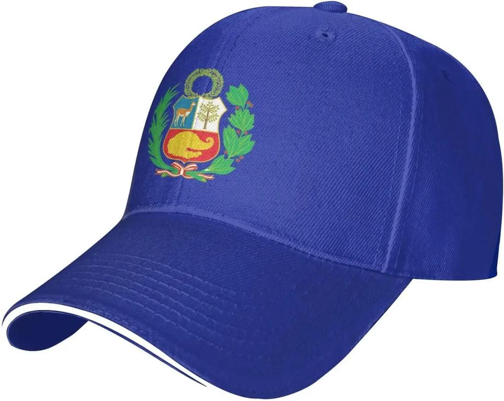 Peru Flag Peruvian Hat Adult Unisex Adjustable Baseball Cap for Unisex Women