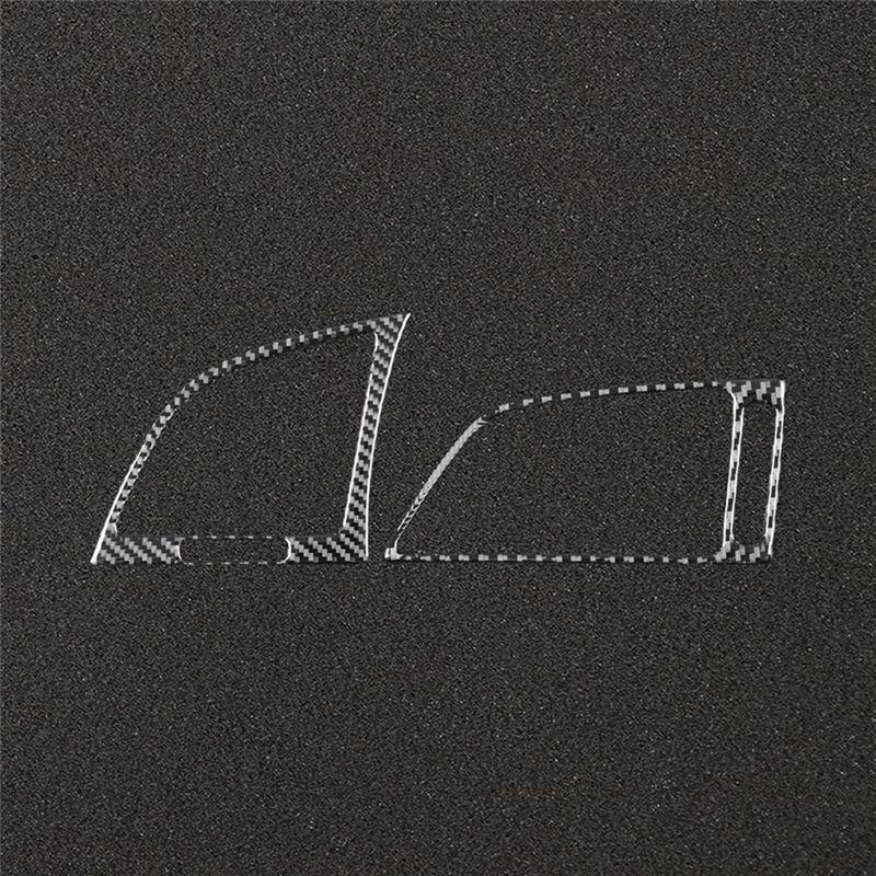 Soft Carbon Fiber For Hyundai Elantra 2017 2018 Car Dashboard Side Air Outlet Panel Cover Trim Parts