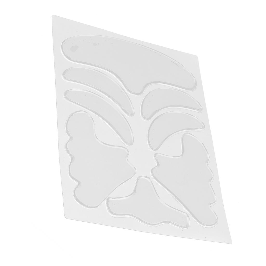 8 in 1 Reusable Face Wrinkle Patches Silicone Wrinkles Treatment Patch Fine Lines Remove Pads