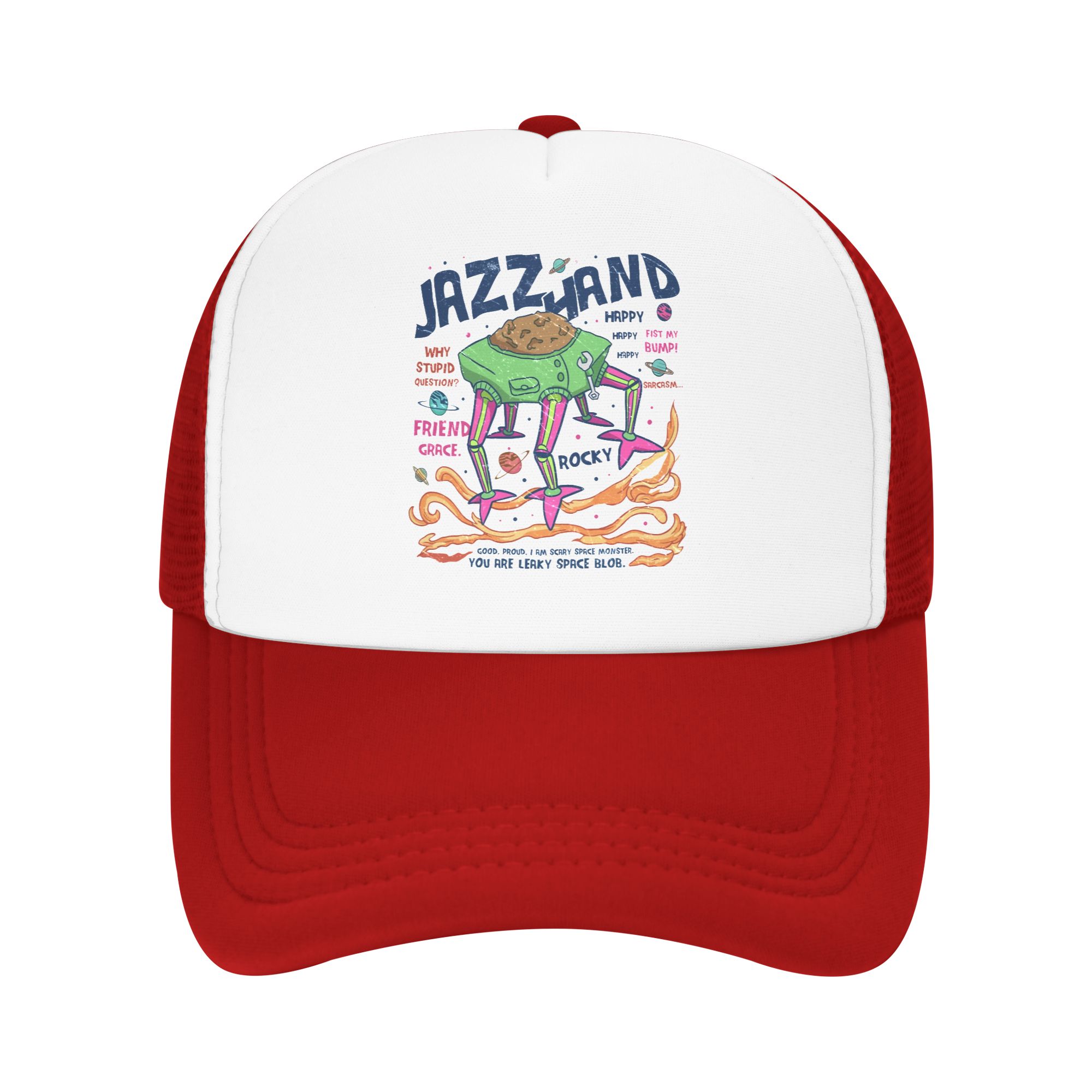 Adult Rockys Vintage Project Hail Mary Bookish Trucker Cap Mesh Baseball Caps Snapback Caps Sun Hat Breathable Sun Caps Washable Adjustable