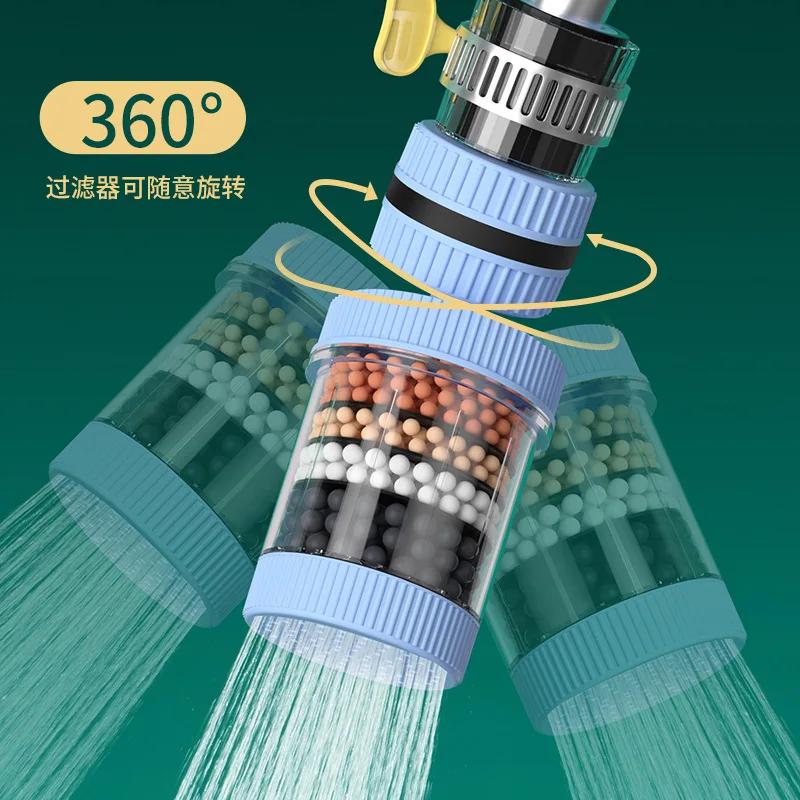 Universal Detachable and Washable Kitchen Water-saving Device, Household Universal Extended Shower Faucet Filter