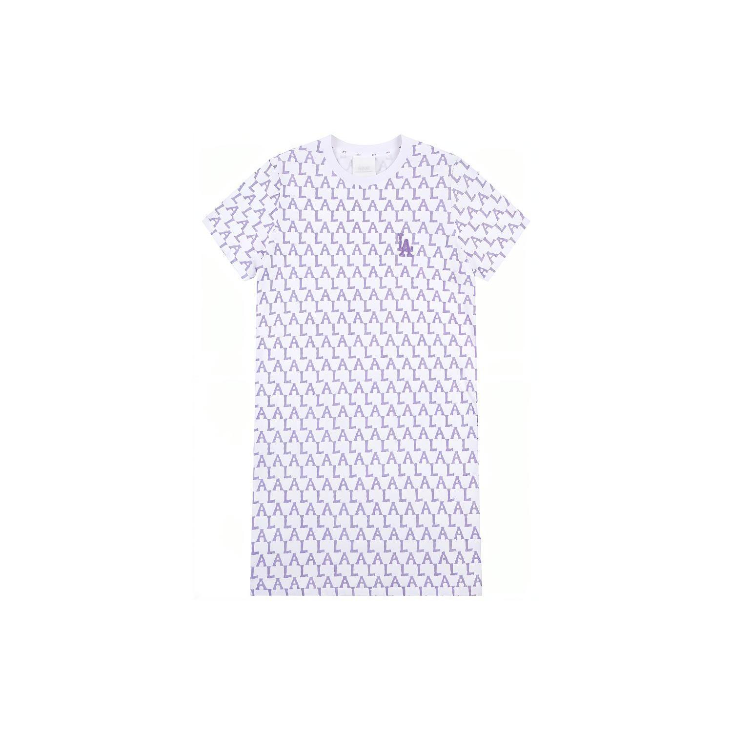 

Новые платья с коротким рукавом MLB Женские Белые 31OP04111-07W XS