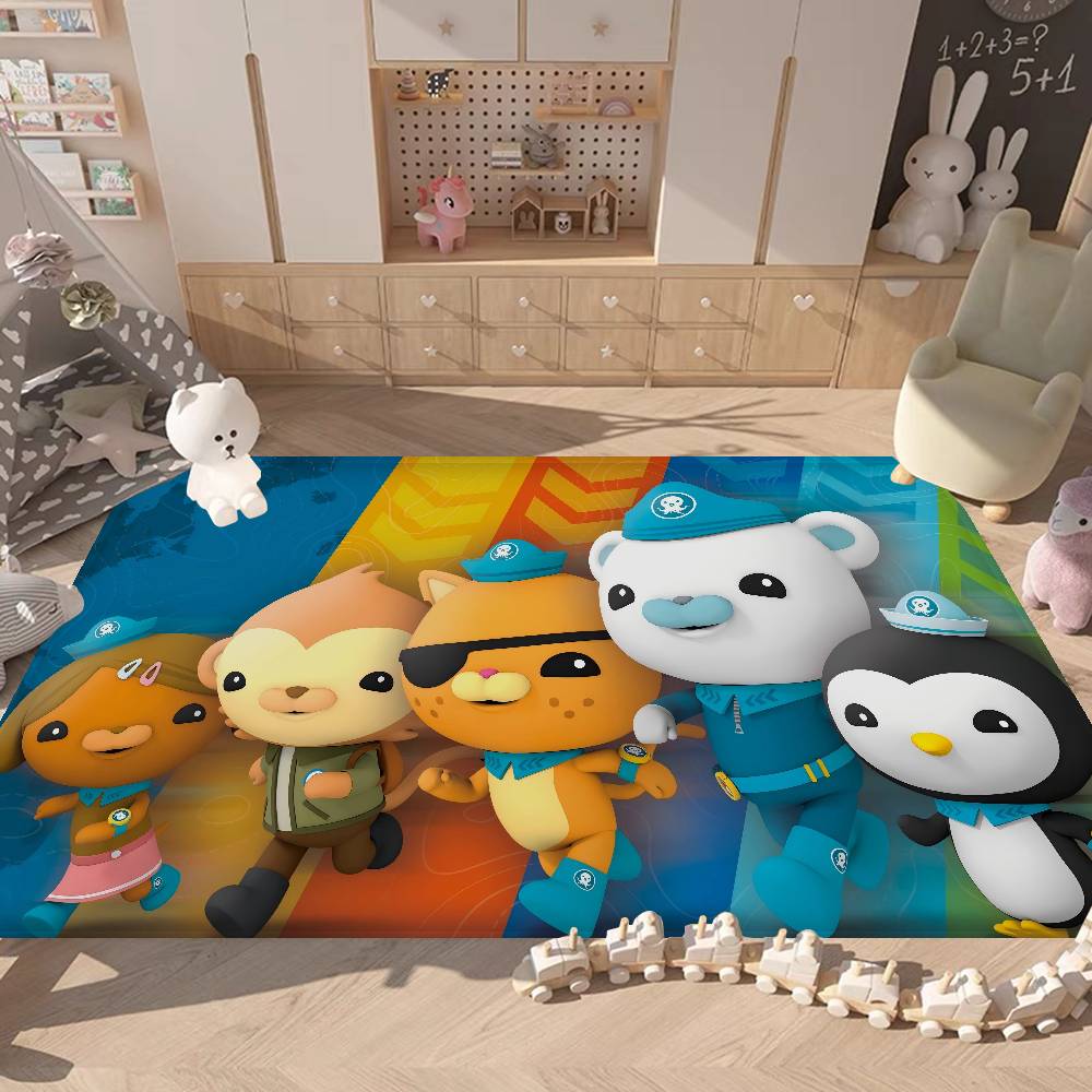 Tappetino da Bagno O-Octonauts ANIME Antiscivolo Assorbi Acqua Striscia Lunga Cuscino Tappetino per Camera da Letto Tappetino Decorativo per Hotel