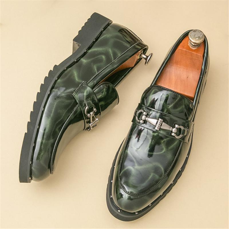 

Роскошная дизайнерская новая обувь слипоны на толстой подошве, увеличивающая рост, для мужчин, свадебное платье, выпускной вечер, формальная обувь 38