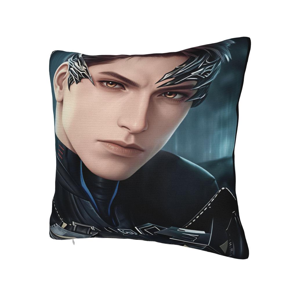 V-Valko L-Love and Deepspace Pillow Cover Novelty Pillow Case For Living Room Bed Chair Soft Pillowcases Birthday Gift