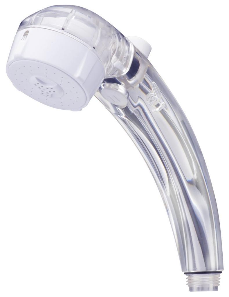 Gaona Magicayo Ariene Shower Head, Clear Stop (Jet Flow, Easy Cleaning, 30% Water Saving, Low Water Pressure Compatible) GA-FC028