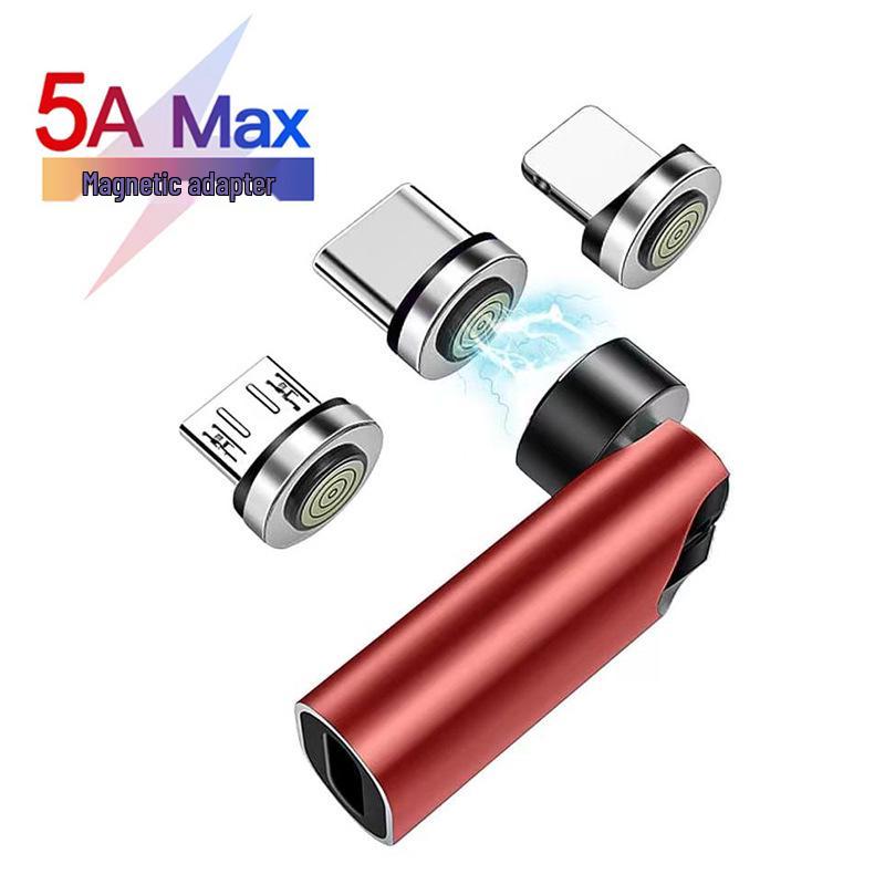 3-in-1 540° Rotating Magnetic Type-C Adapter for Fast Charging Apple & Android Devices