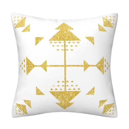 

Popular Nordic Style Short Plush Pillow Cover Digitally Printed Sofa Cushion Cover Amazon