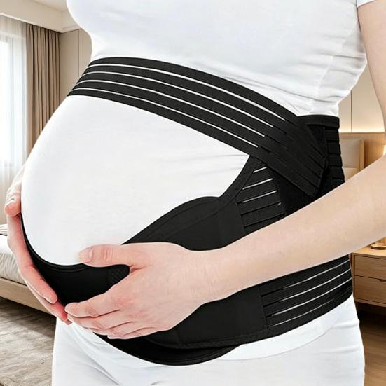 Bauchstützgürtel Verstellbare Elastische Träger Atmungsaktives Band Stützt Abdomen Schwangerschaft Taillenstütze Protector